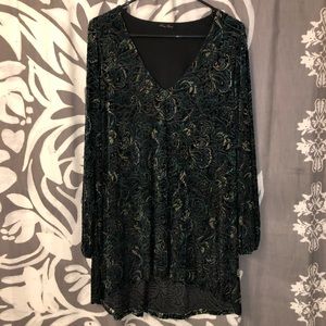 VICI Velvet Long Sleeve Dress